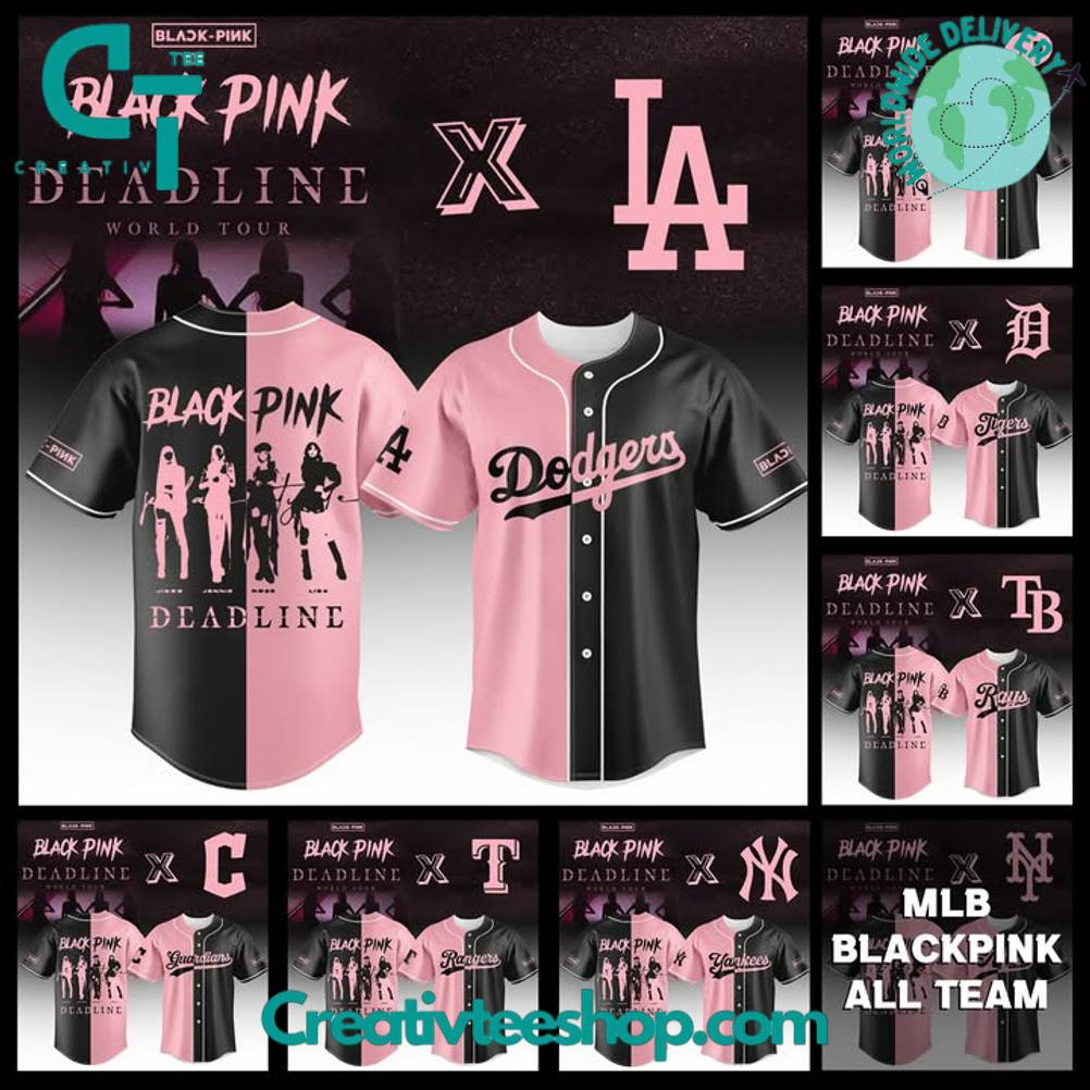 MLB All Teams x Blackpink Deadline World Tour Special Edition Baseall Jersey