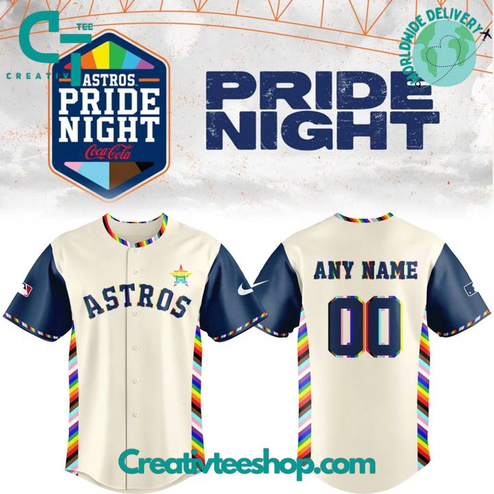 Houston Astros x Happy Pride Month 2025 Special Baseball Jersey