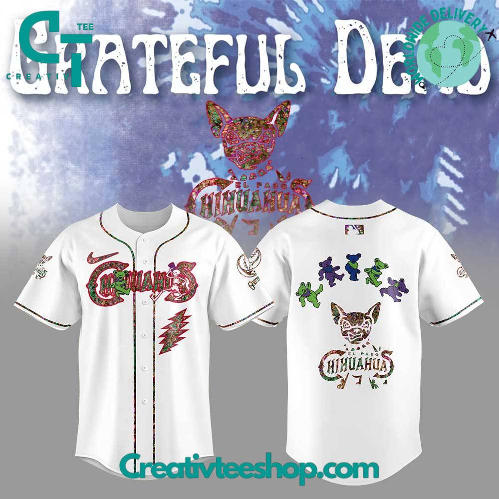 El Paso Chihuahuas Grateful Dead Night Special Baseball Jersey