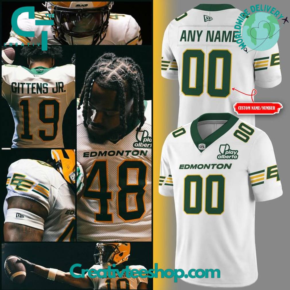 Edmonton Elks Special New 2025 Away Football Jersey