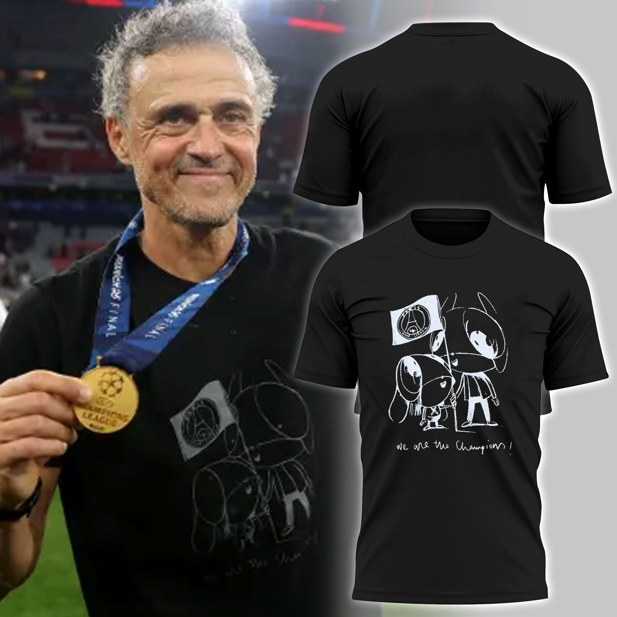 Luis Enrique T-shirt – Tribute to daughter Xana