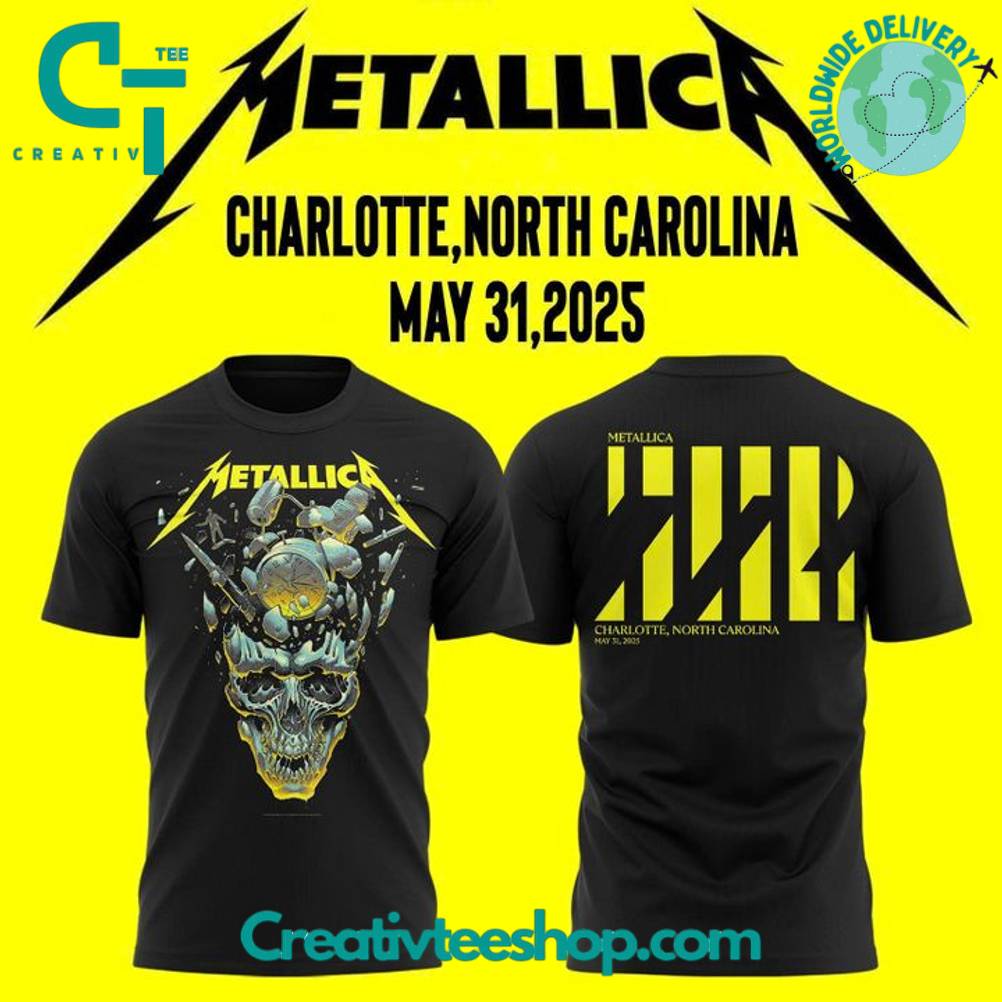 Carolina Panthers x Metallica M72 World Tour in Charlotte Limited Edition Shirt