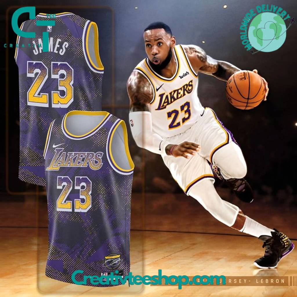Los Angeles Lakers Select Series Lebron James Basketball Jersey