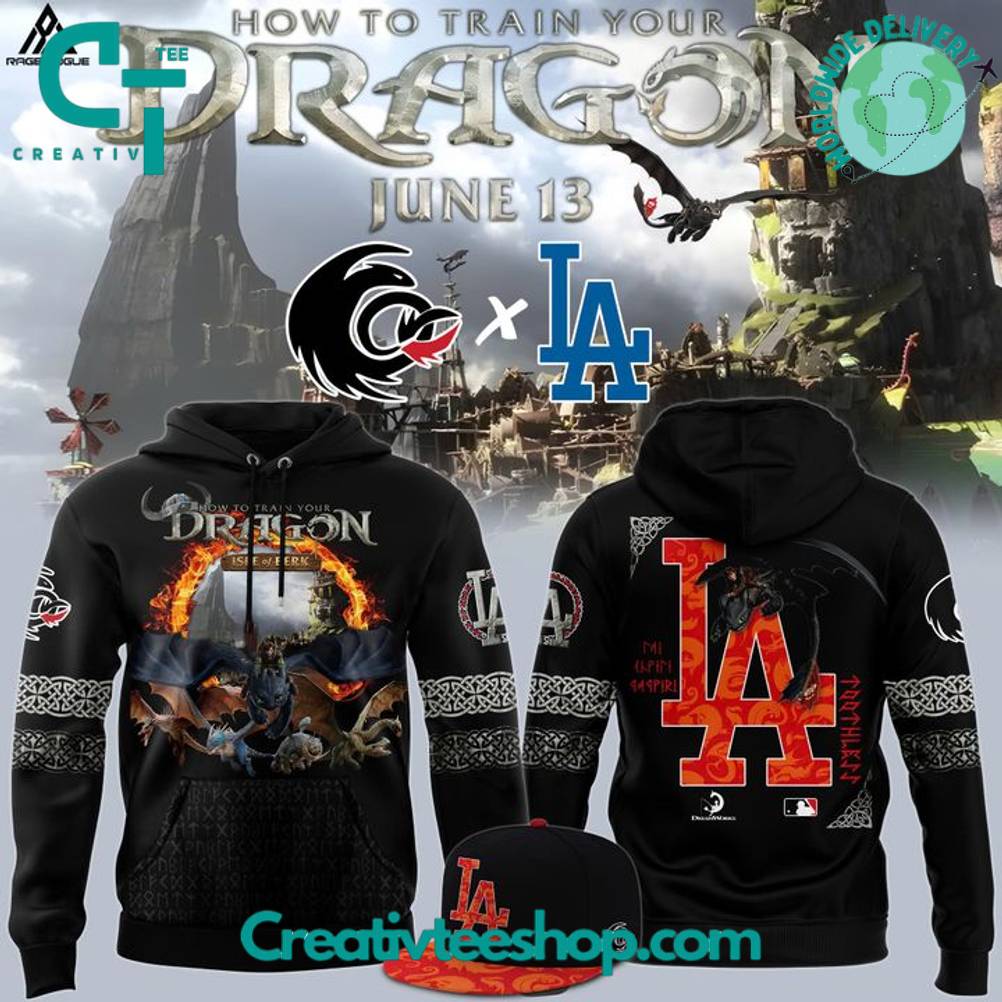 Los Angeles Dodgers x How To Train Your Dragon 2025 Special Hoodie