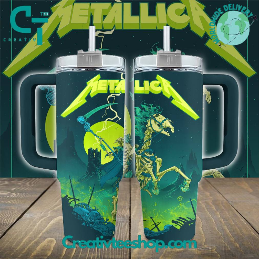 Houston Astros x Metallica M72 World Tour Special Tumbler 40oz with Handle