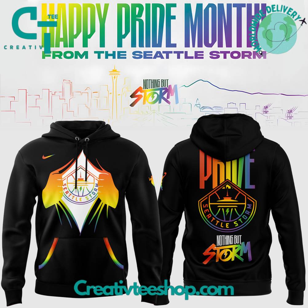 Seattle Storm Happy Pride Month 2025 Special Hoodie