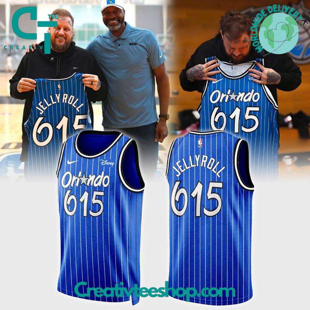 Orlando Magic x Jelly Roll Special Basketball Jersey