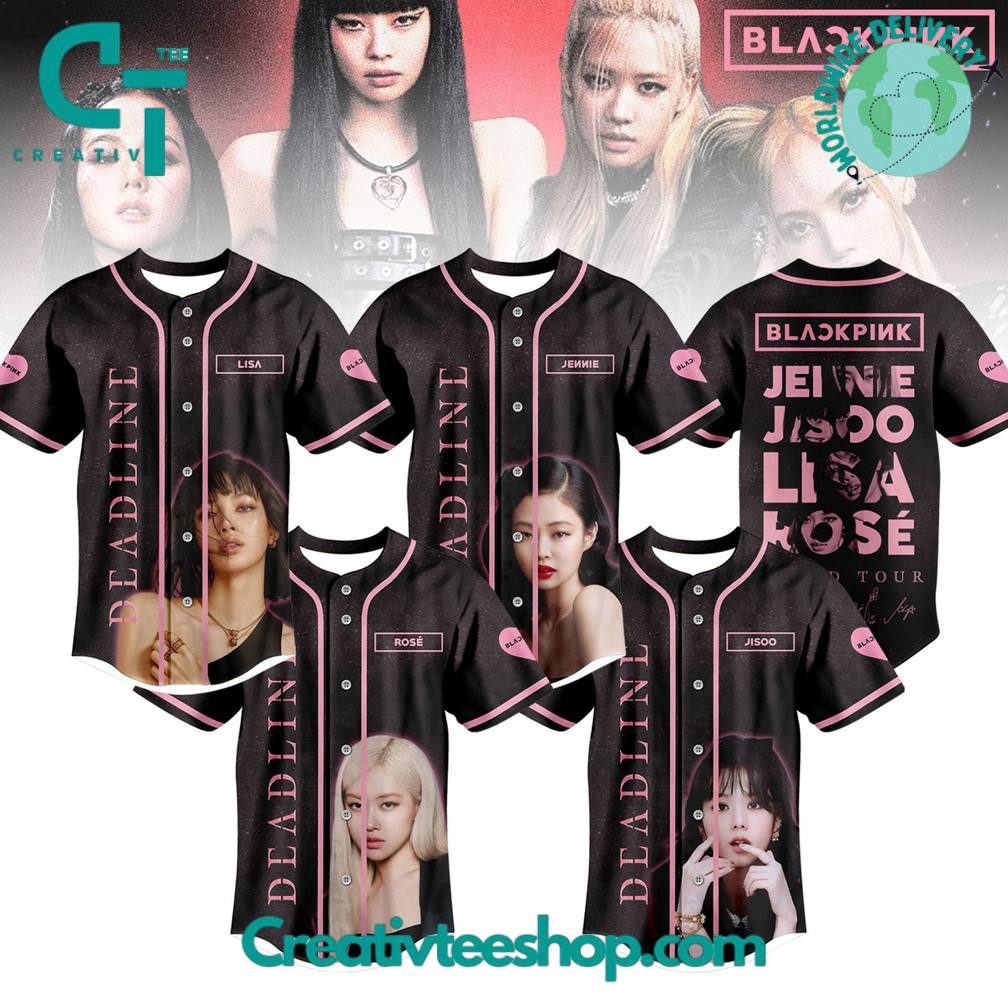 Blackpink World Tour 2025 Special Edition Baseball Jersey