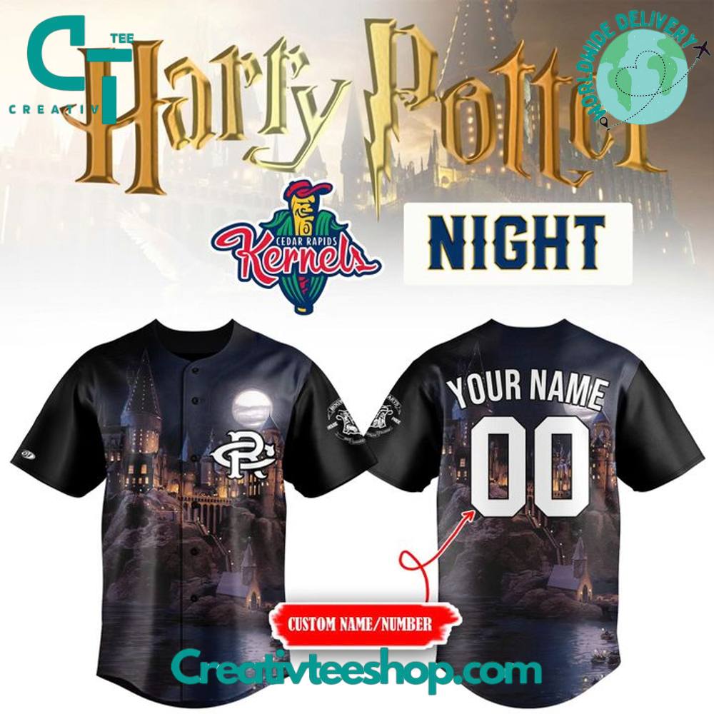 Cedar Rapids Kernels x 2025 Harry Potter Night Personalized Baseball Jersey