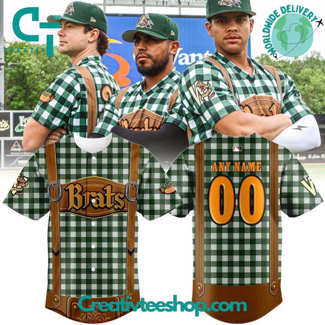 Wisconsin Timber Rattlers Flying Brats 2025 Personalized Baseball Jersey