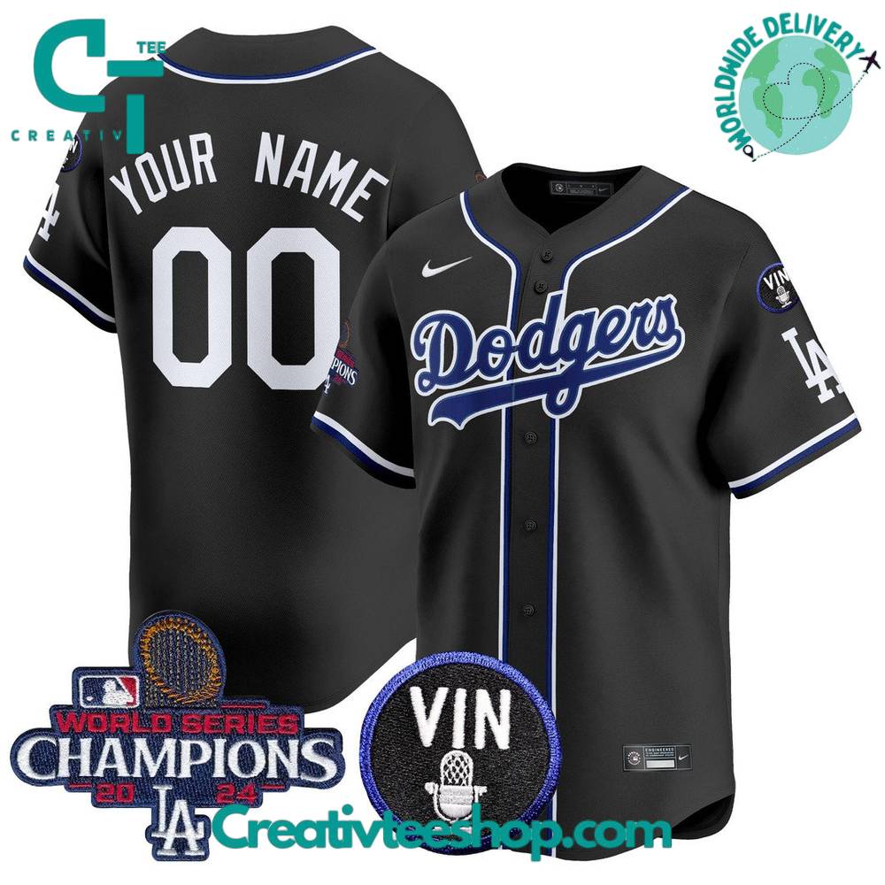 Los Angeles Dodgers 2025 Lights Out Personalized Baseball Jersey
