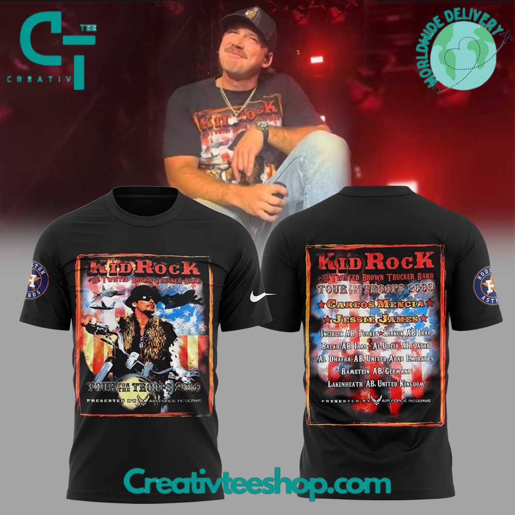 Houston Astros x Morgan “I’m The Problem Tour” Kid Rock Black Tee