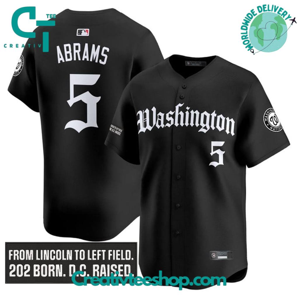Washington Nationals ‘Gothic Capitol Edition’ Custom Baseball Jersey