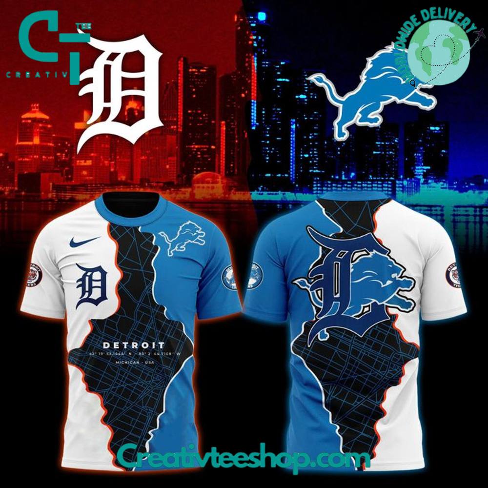 Detroit Tigers x Detroit Lions Special Edition Tee