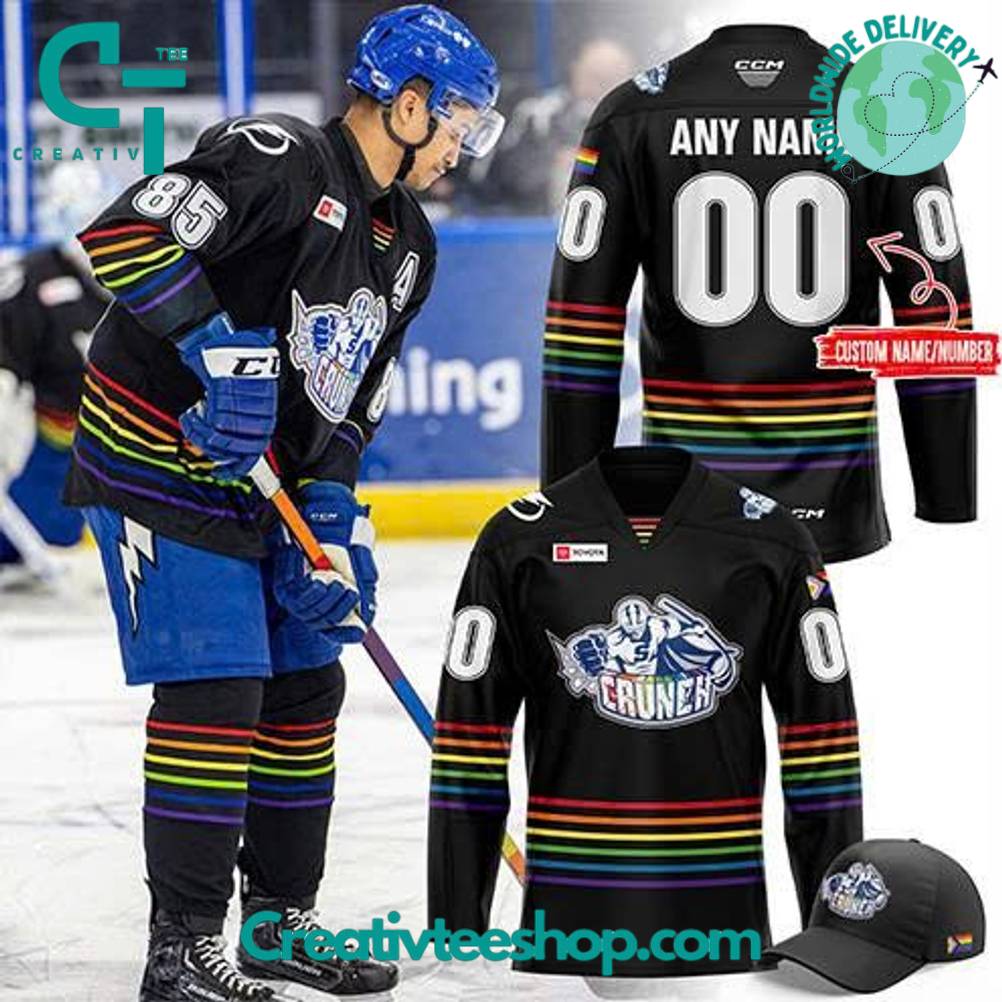 Syracuse Crunch Pride Month 2025 Personalized Hockey Jersey