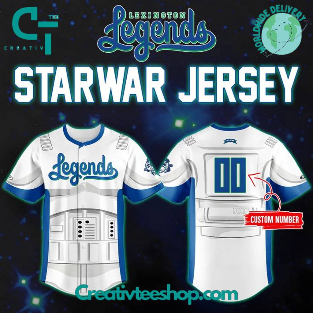 Lexington Legends x Star Wars Night 2025 Personalized Baseball Jersey