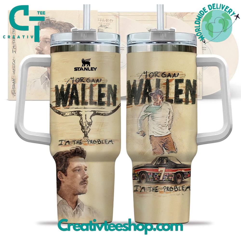 Morgan Wallen “I’m the Problem Tour” Tumbler 40oz with Handle