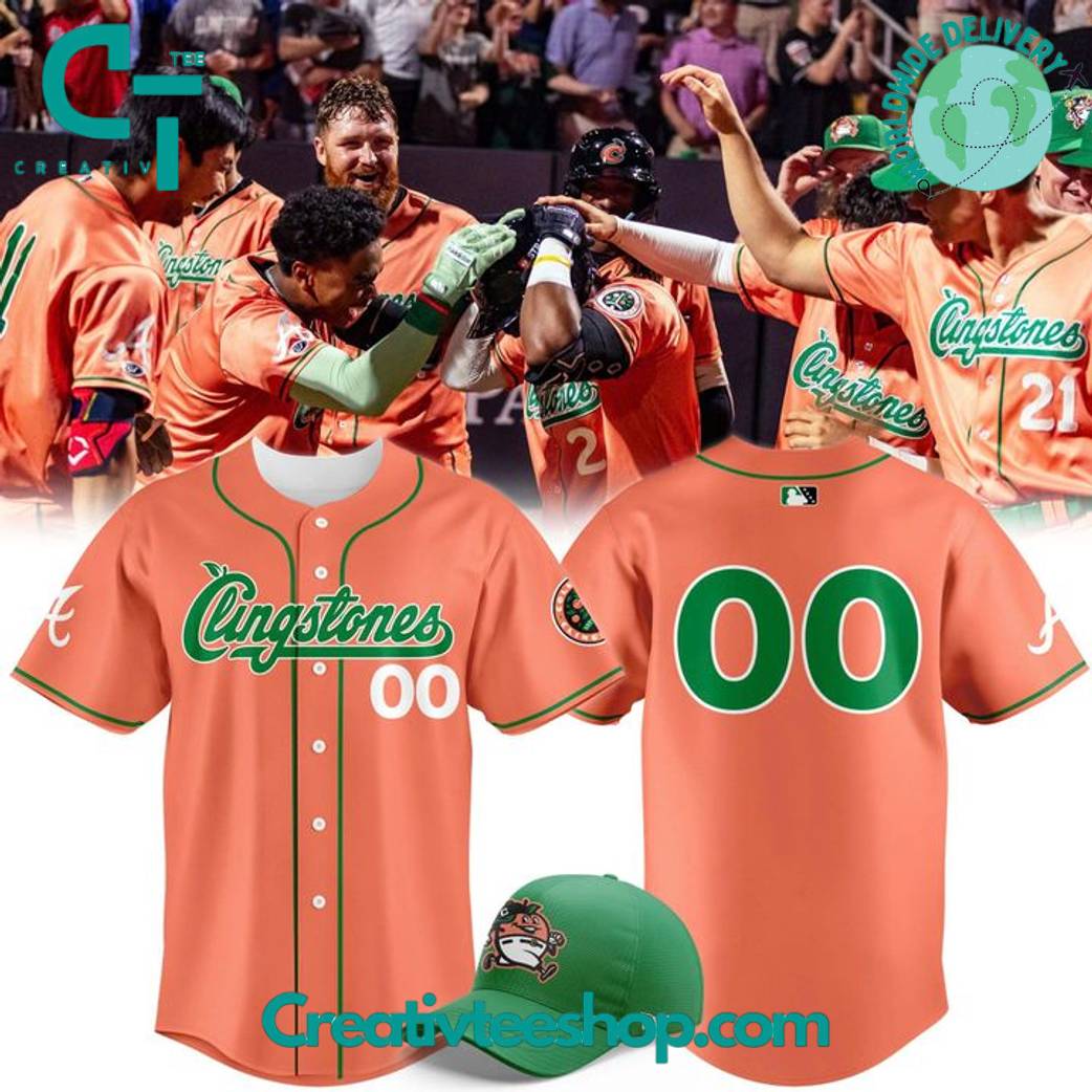 Columbus Clingstones x Peach 2025 Personalized Baseball Jersey