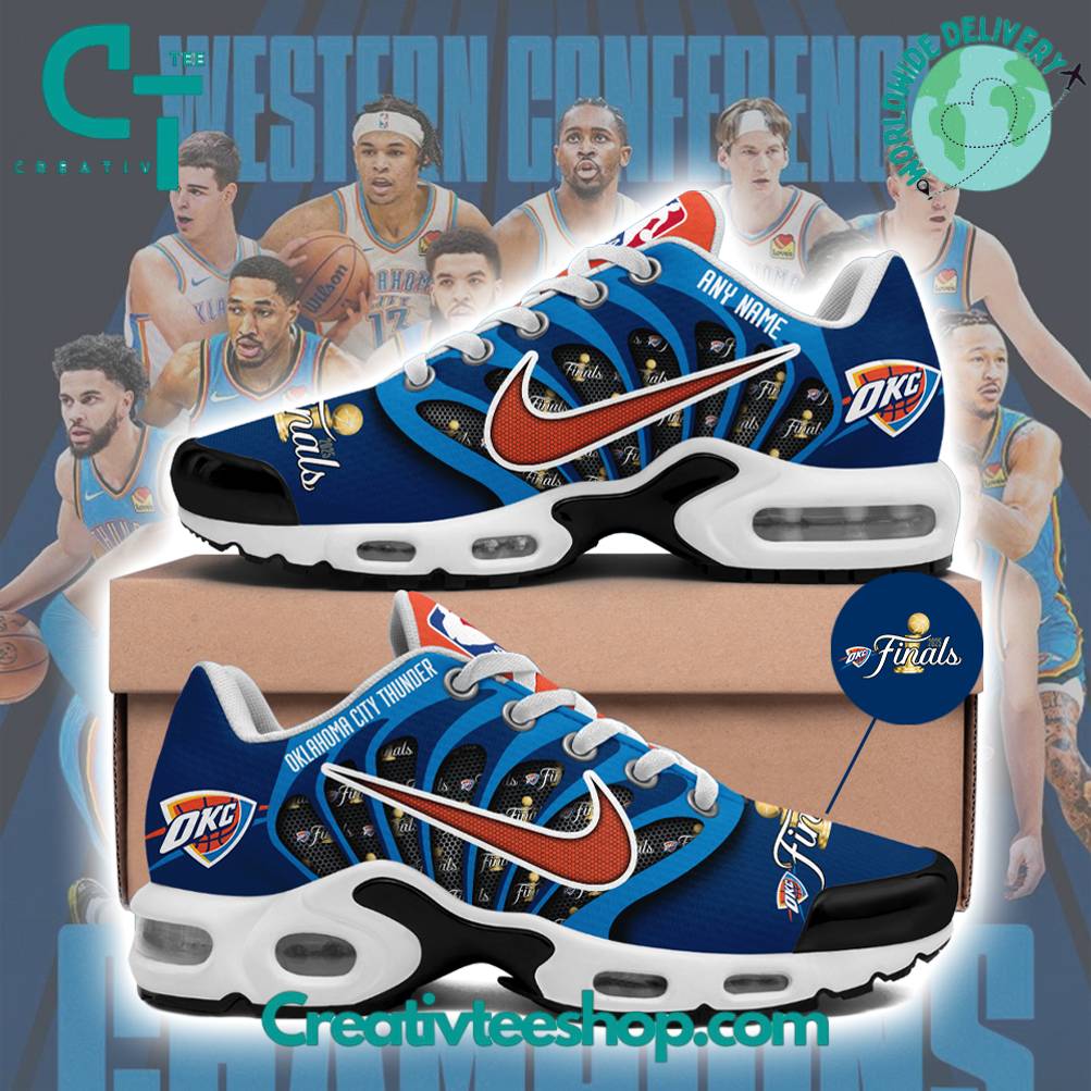 Oklahoma City Thunder 2025 NBA Finals Champions Air Max Shoes