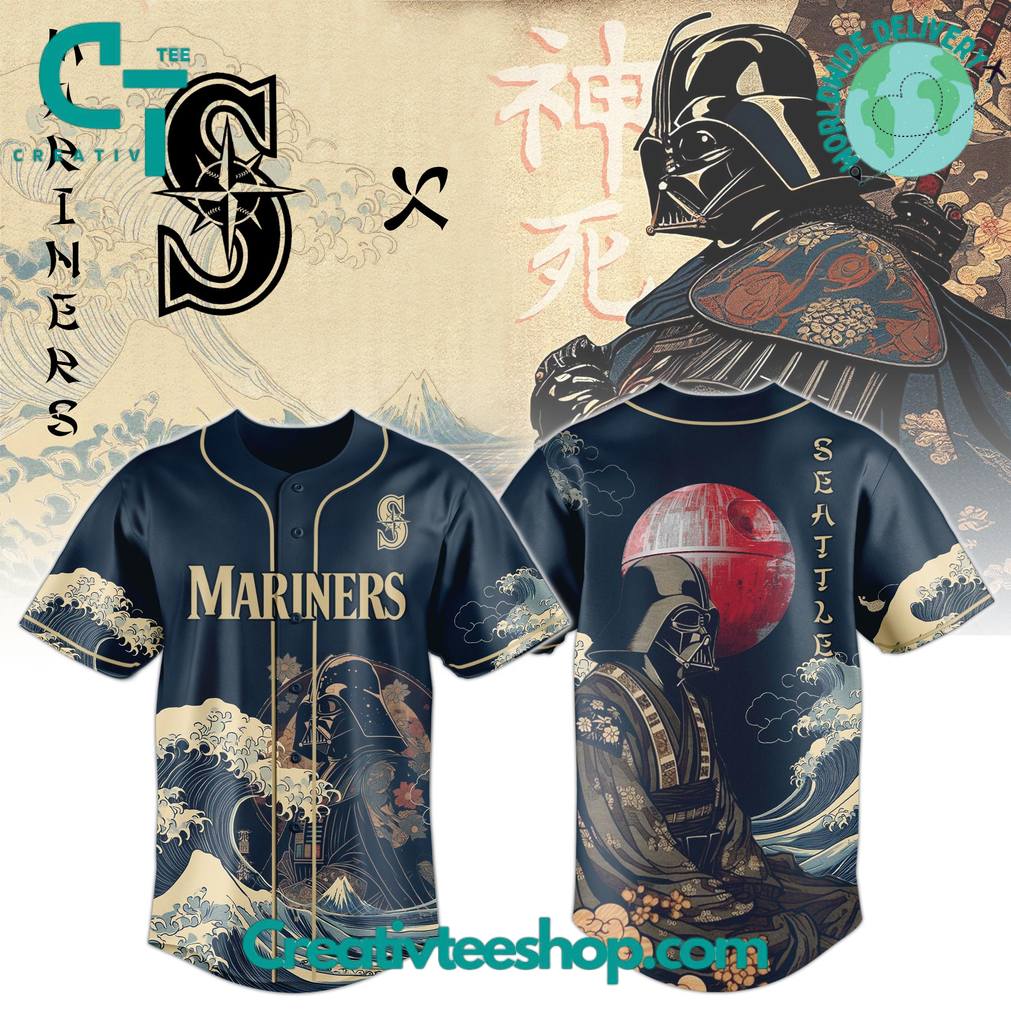 Seattle Mariners x Lord Vader Japan Edition 2025 Baseball Jersey
