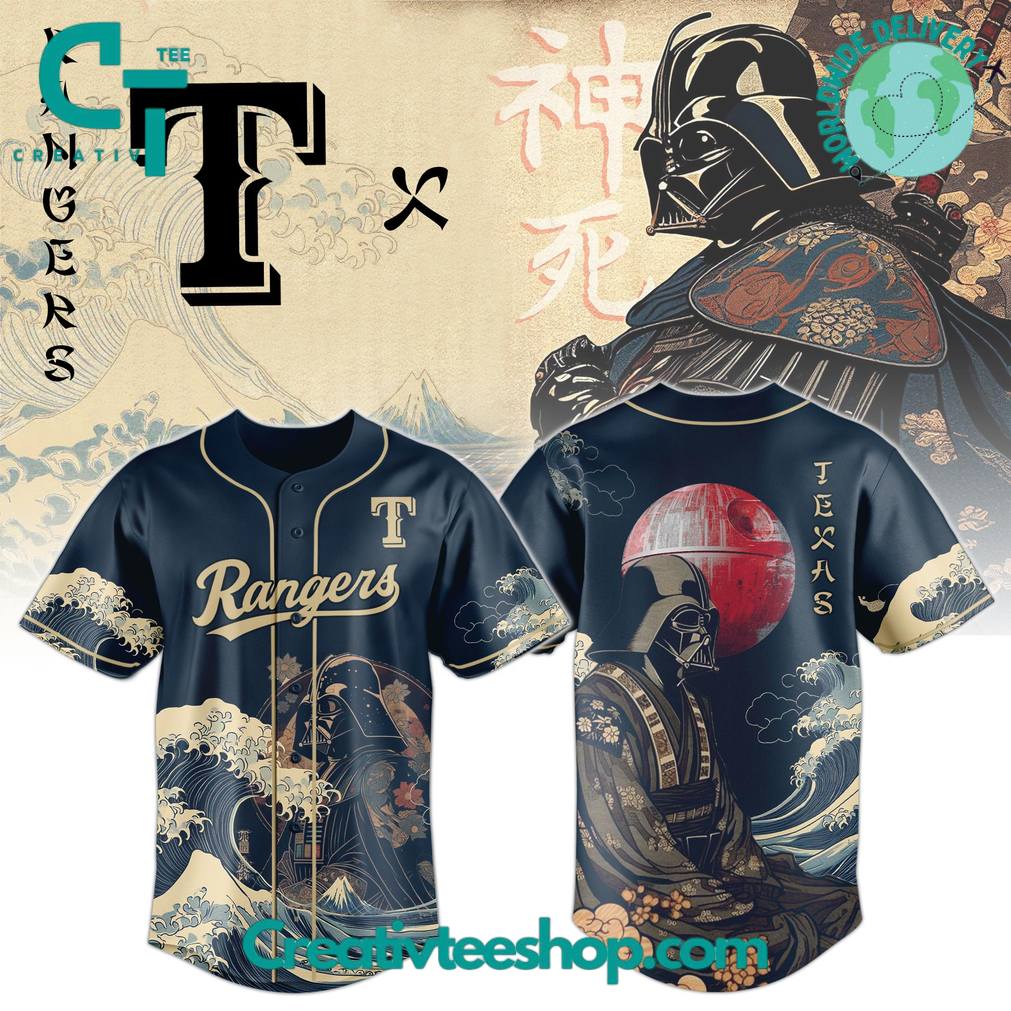 Texas Rangers x Lord Vader Japan Edition 2025 Baseball Jersey