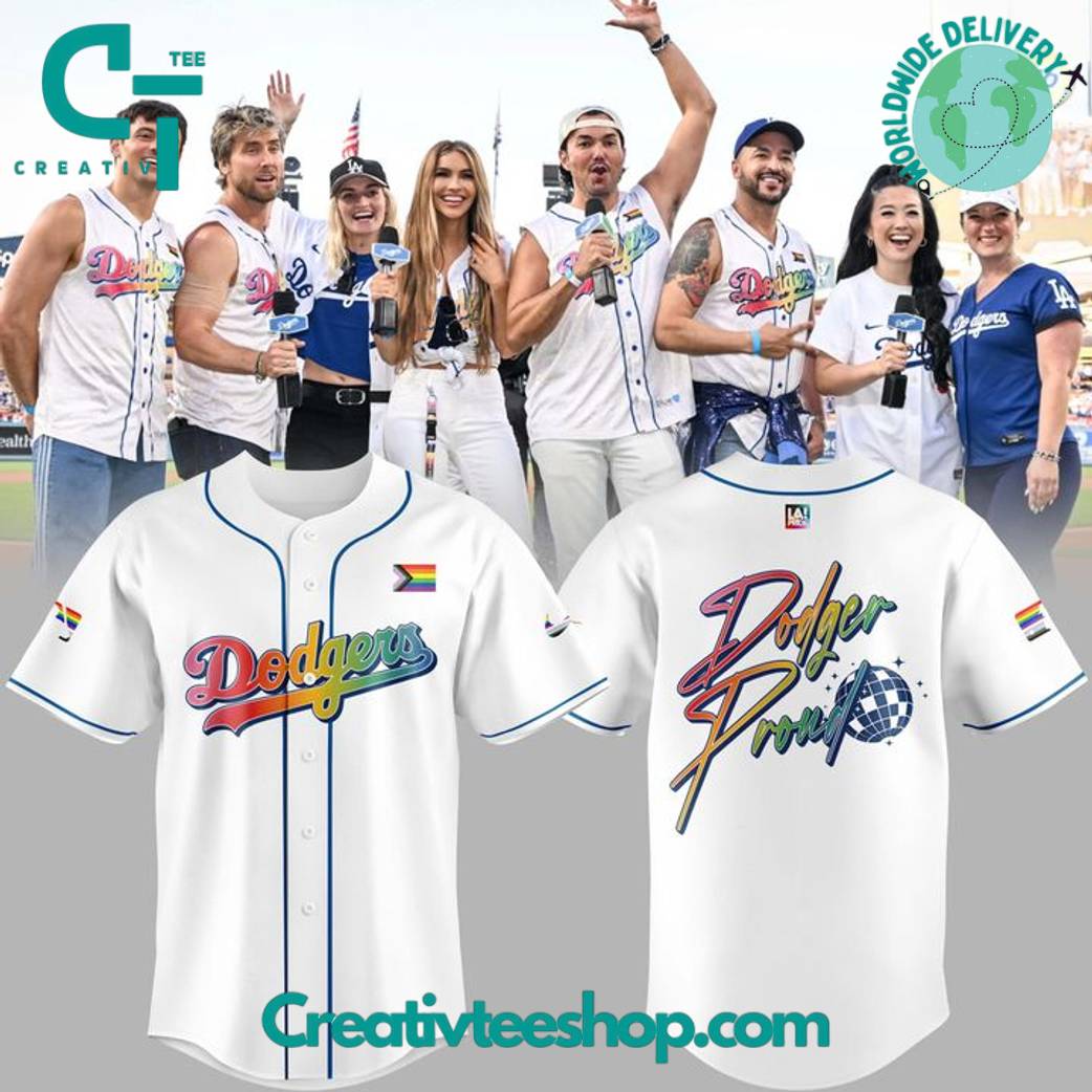 Los Angeles Dodgers Pride Night Dodgers Proud Special Baseball Jersey