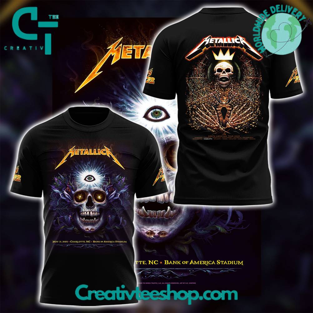 Metallica M72 World Tour “M72Charlotte” Special Tee