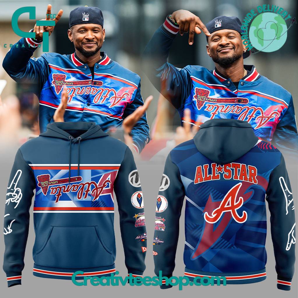 Atlanta Braves x Usher Upside Down Logo Special Hoodie