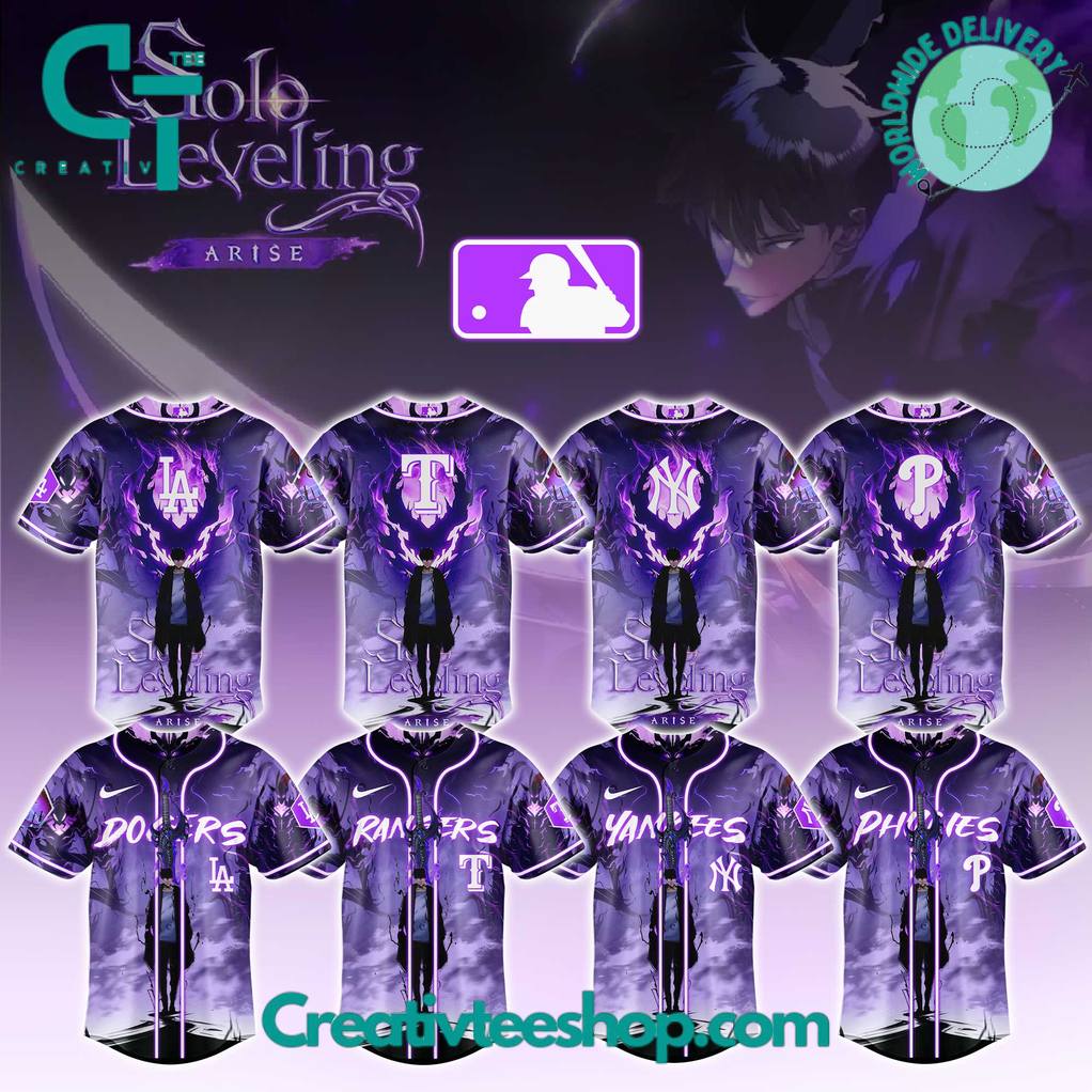 MLB All Teams x Solo Leveling Special Edition Baseball Jersey