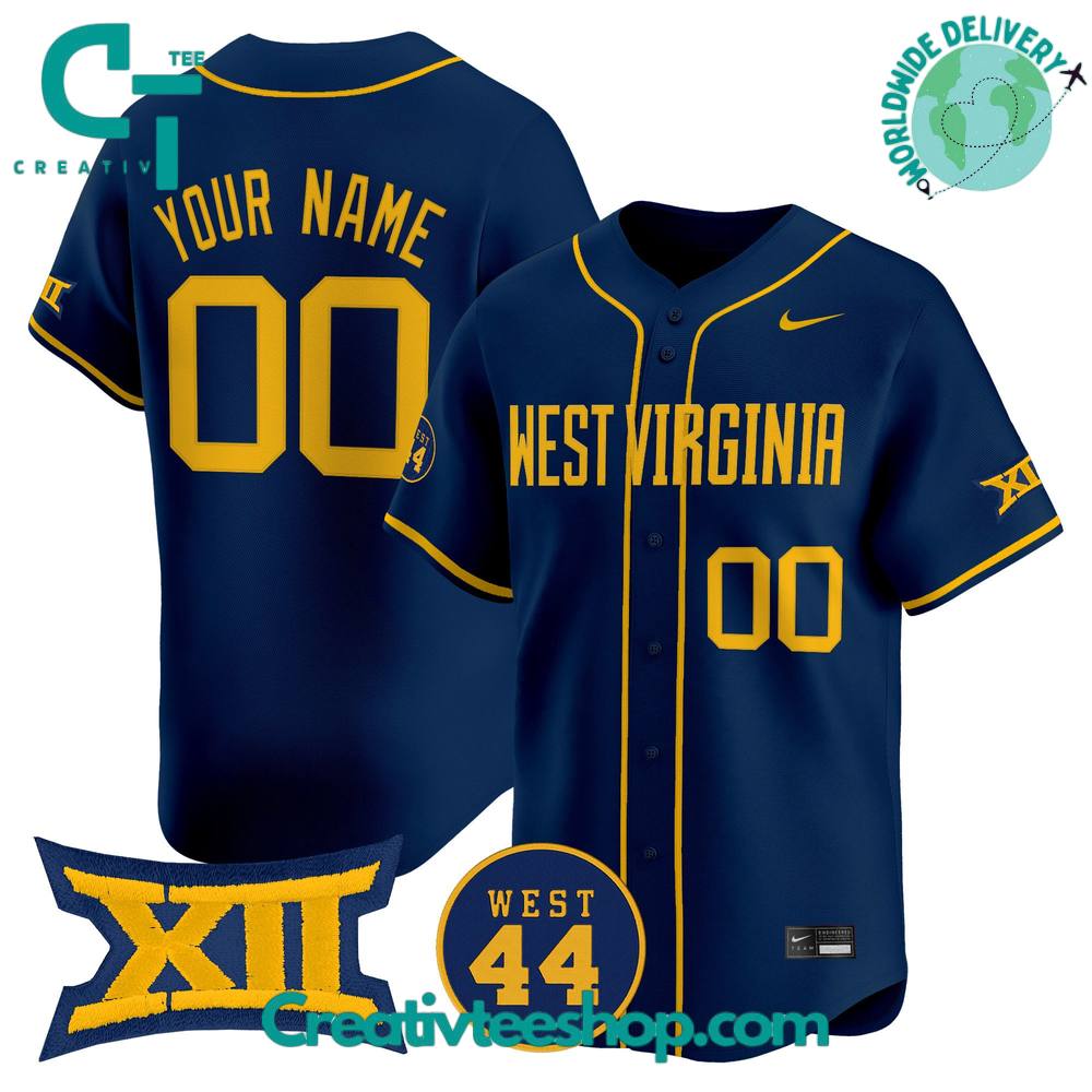 West Virginia Mountaineers Special New 2025 Baseball Jersey