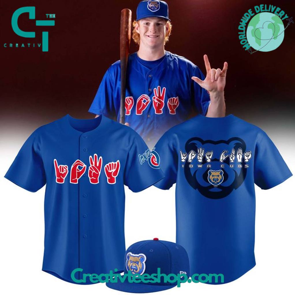 Iowa Cubs American Sign Language Night 2025 Limited Edition Baseball Jersey
