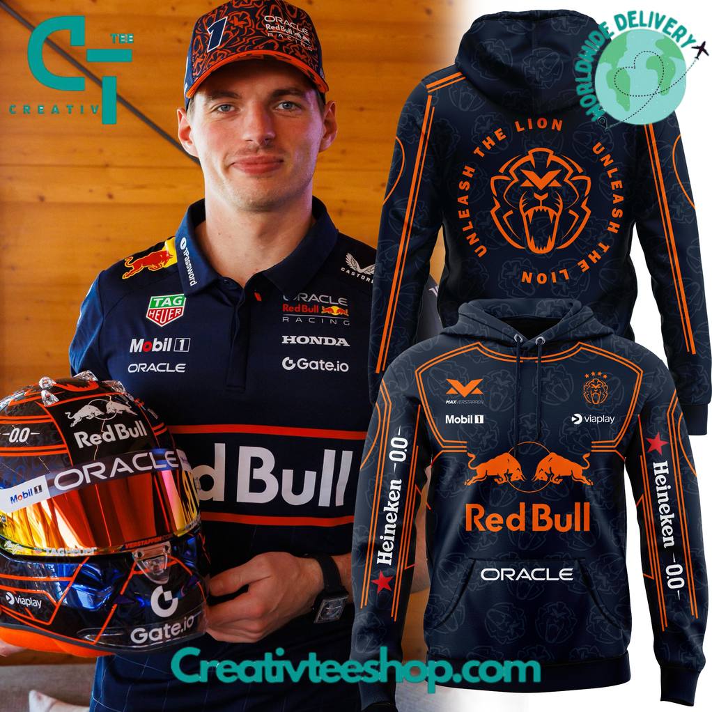 Max Verstappen Red Bull Austria “Unleash The Lion” Special Hoodie