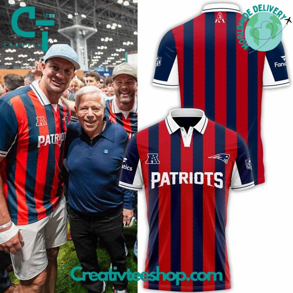 New England Patriots NFL 2025 Football x Football Polo