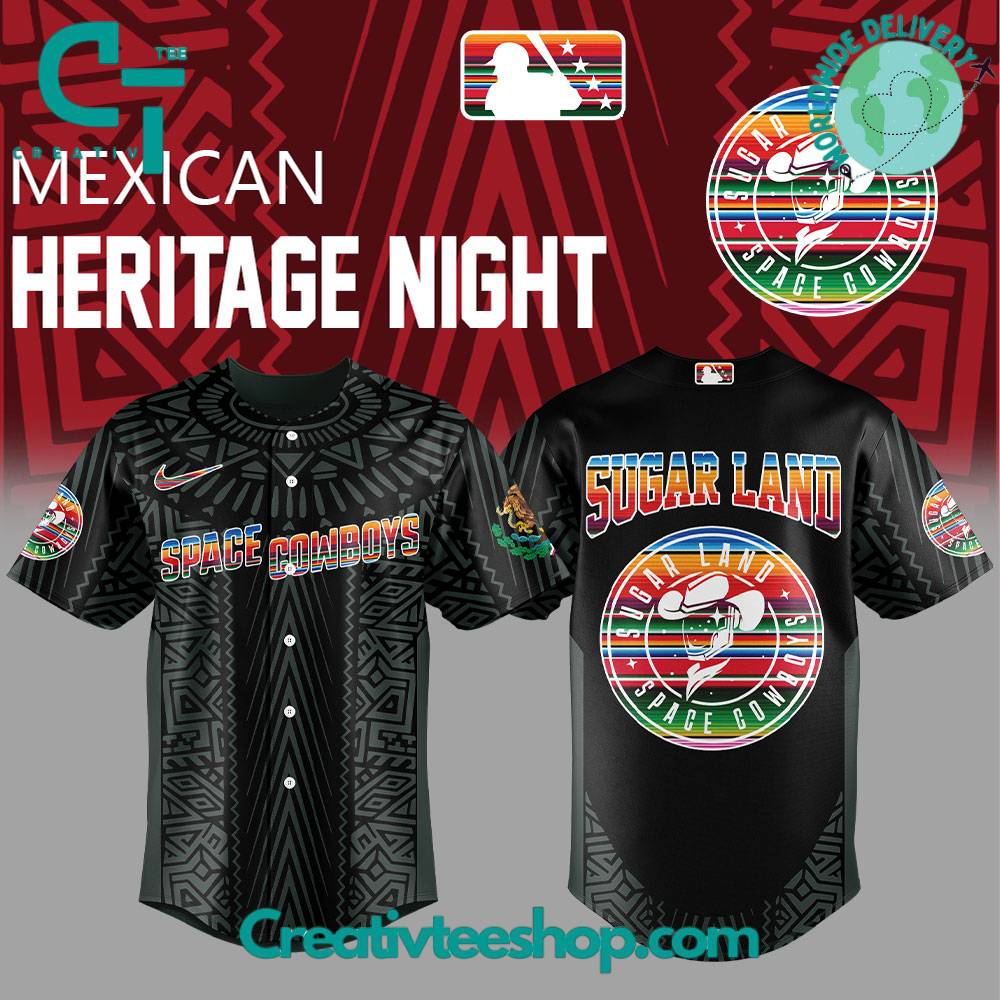 Sugar Land Space Cowboys Mexican Heritage Night Special Baseball Jersey