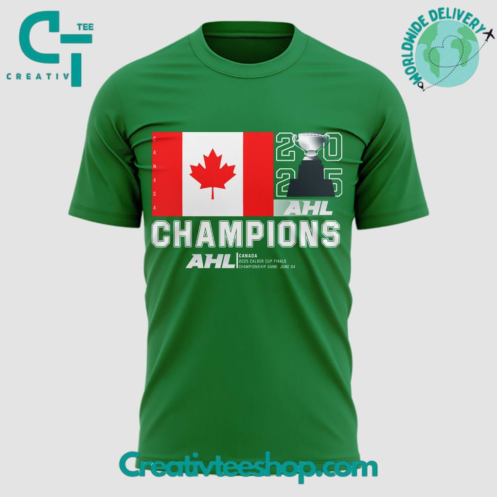 Abbotsford Canucks 2025 AHL Calder Cup Champions Special Tee