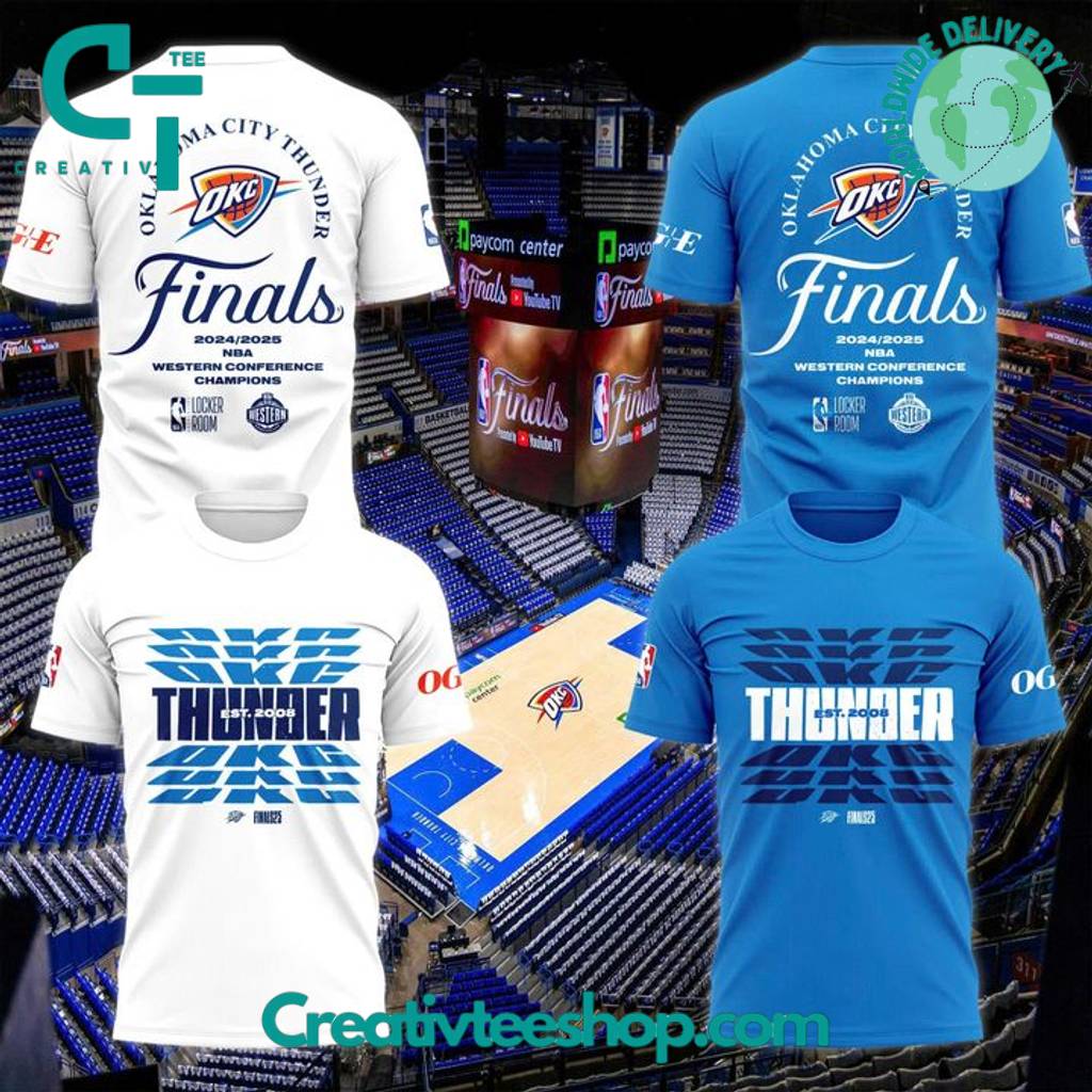 Oklahoma City Thunder NBA Finals 2025 “Thunder Up” Special New Tee