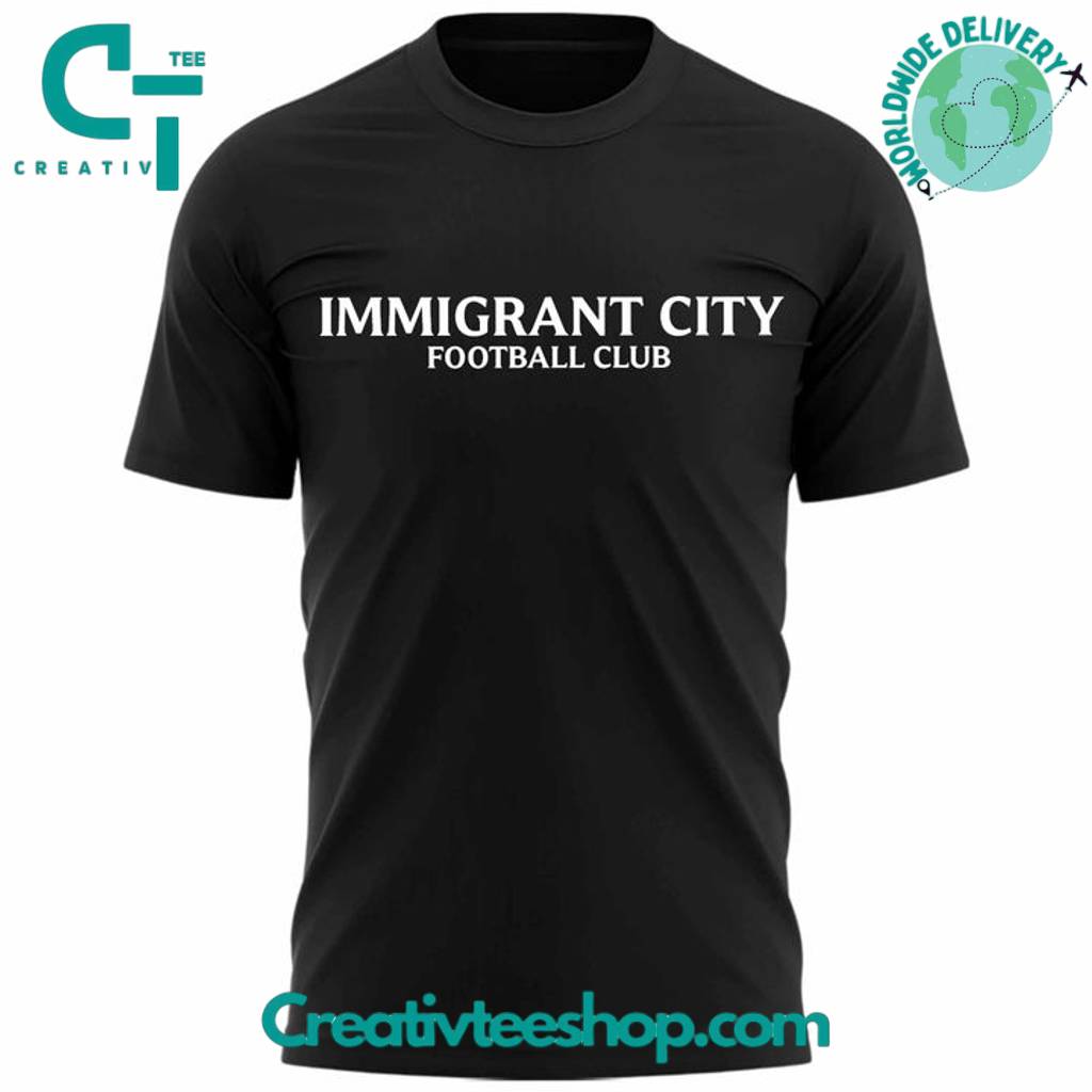Angel City FC Immigrant City Special Black Tee