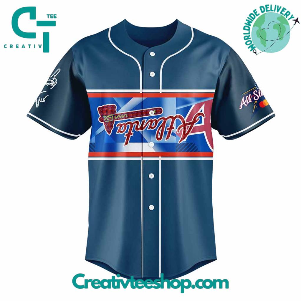 Atlanta Braves x Usher ATown Down Special Baseball Jersey