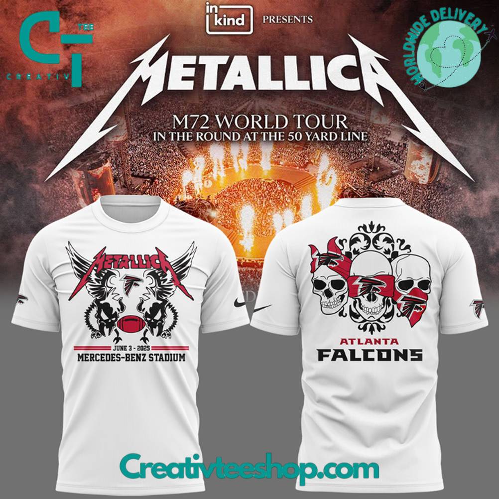 Atlanta Falcons x Metallica M72 World Tour Special Tee
