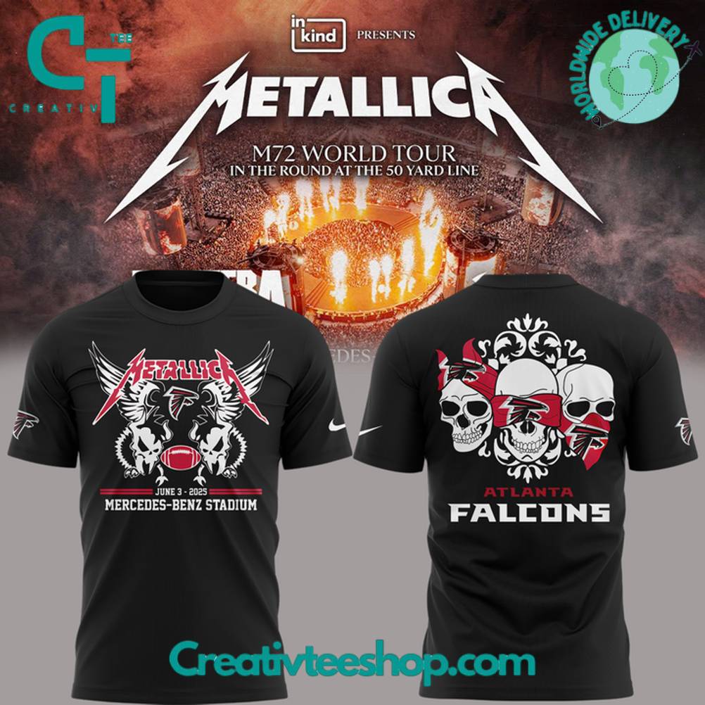 Atlanta Falcons x Metallica M72 World Tour Special Tee