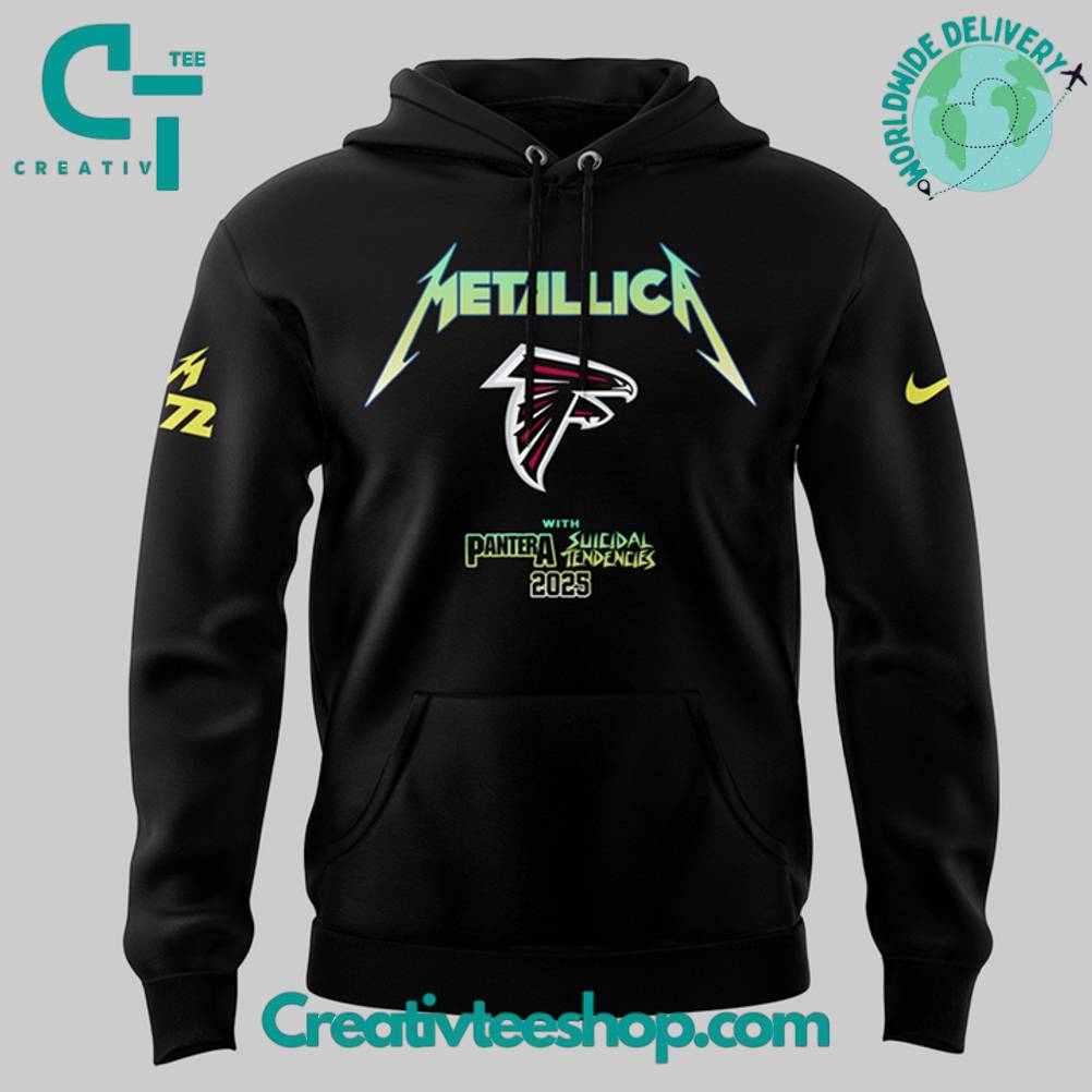 Atlanta Falcons x Metallica M72 World Tour With Pantera And Suicidal Tendencies Special Hoodie