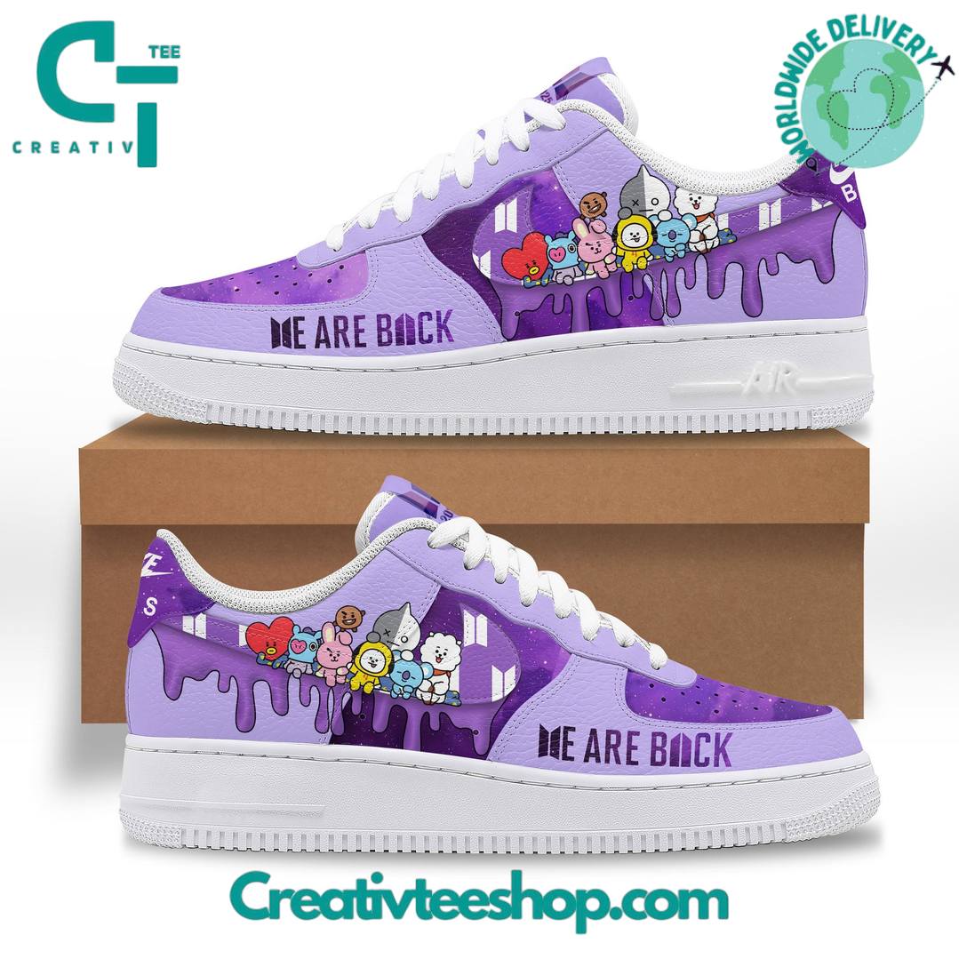 BTS “We Are Back” Limited Edition Air Force 1 Sneaker