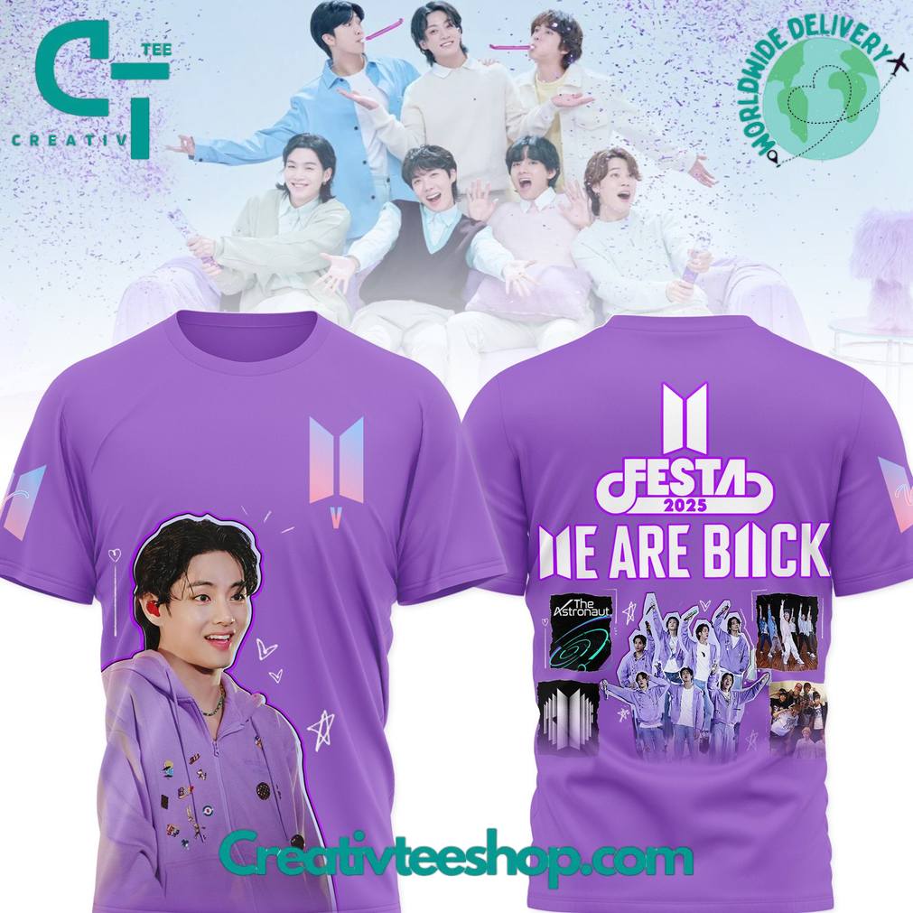 BTS “We Are Back” Tour 2025 Special Tee