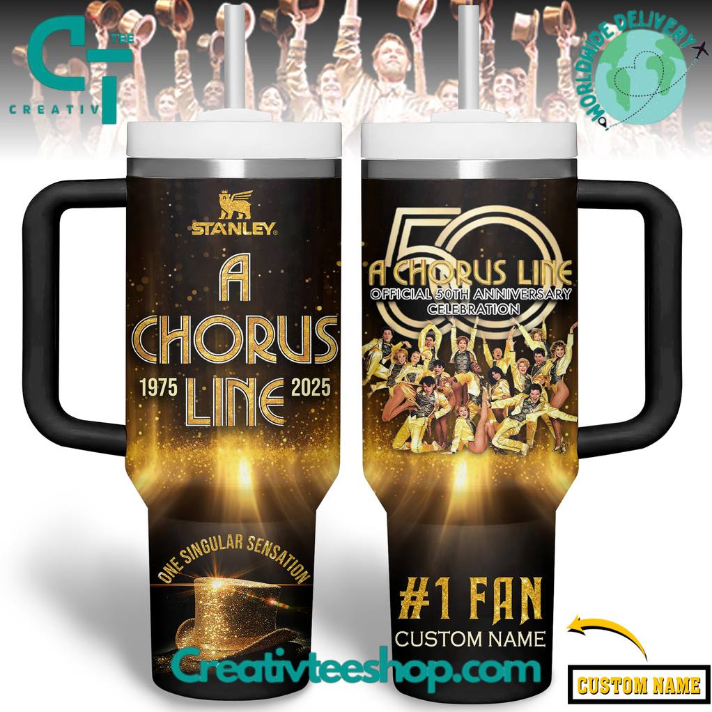 A Chorus Line 50 Years Anniversary Special Tumbler 40oz with Handle