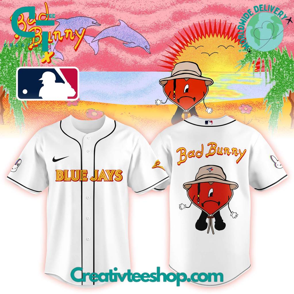 Toronto Blue Jays x Bad Bunny Colab 2025 Limited Editon Baseball Jersey