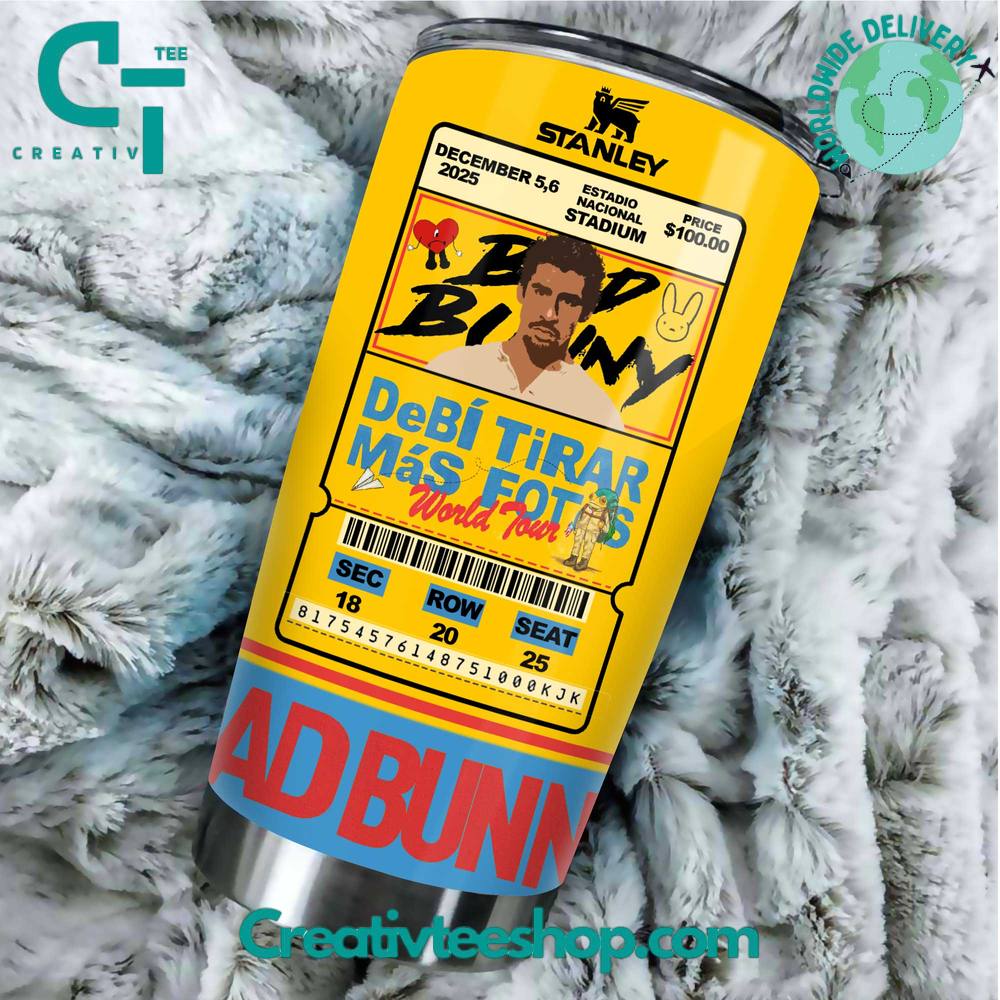 Bad Bunny “DeBi TiRAR MaS FOToS” Special Tumbler