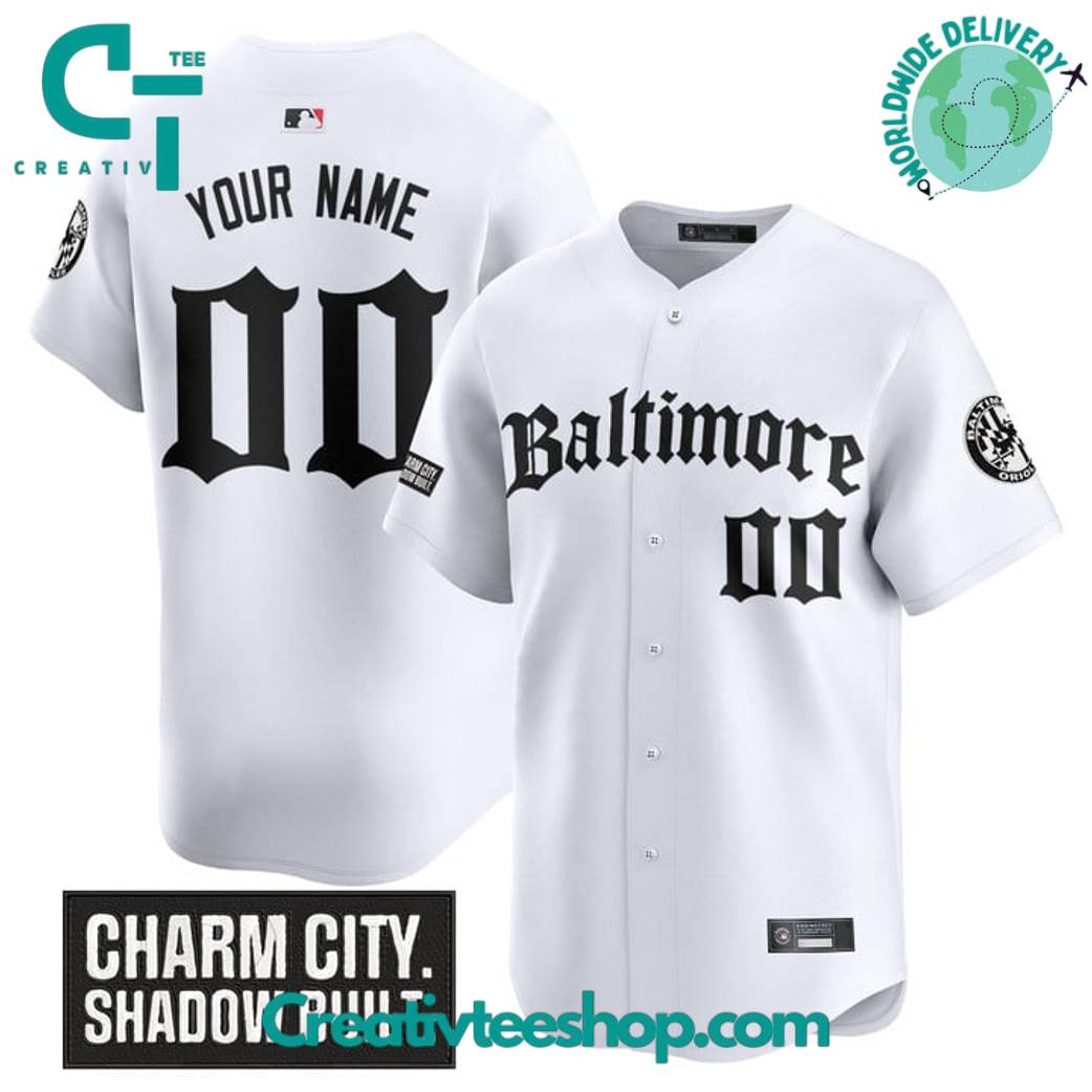 Baltimore Orioles ‘Gothic Harbor Edition’ Special Baseball Jersey