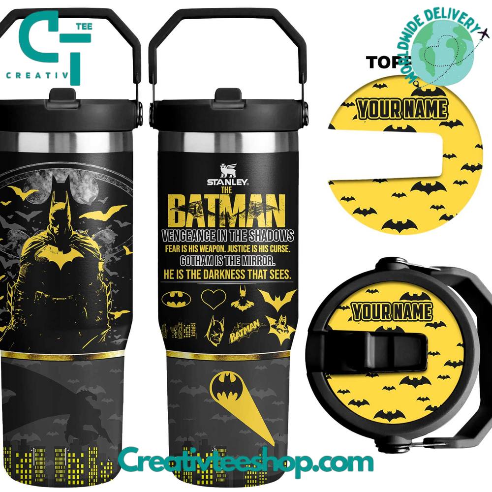 Batman Special 30 OZ IceFlow Flip Straw Tumbler