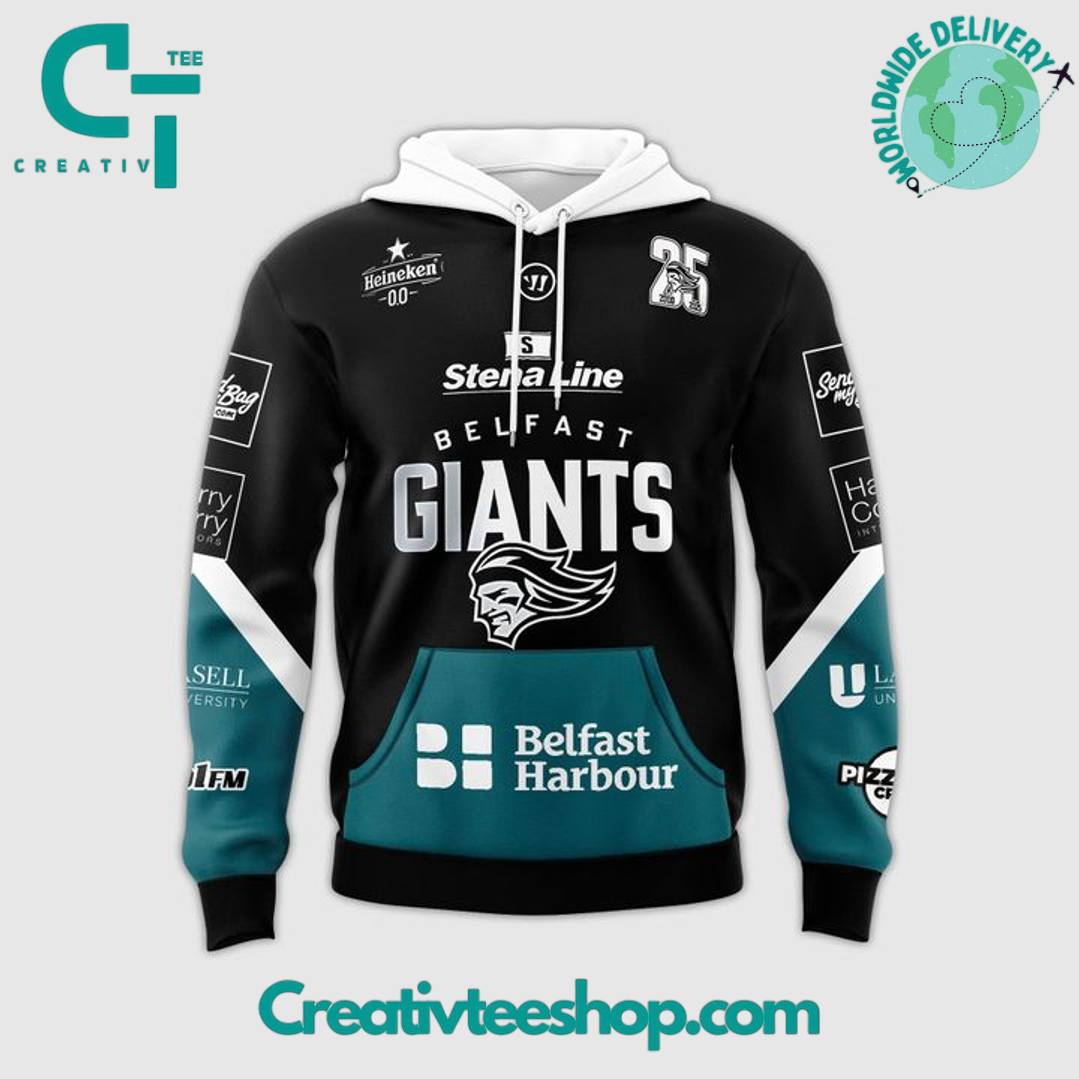 Belfast Giants 2025 Challenge Cup Champions Limited Edition Hoodie