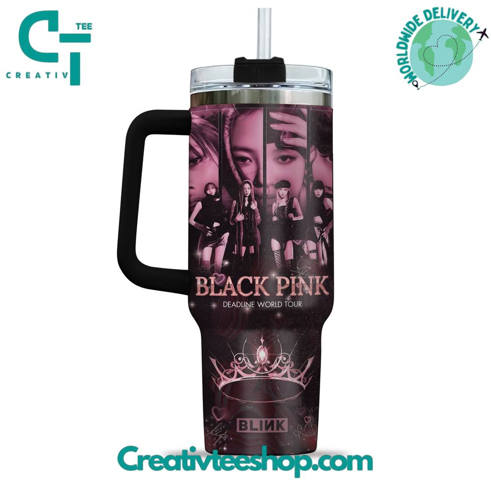 Blackpink Deadline World Tour 2025 Tumbler 40oz with Handle
